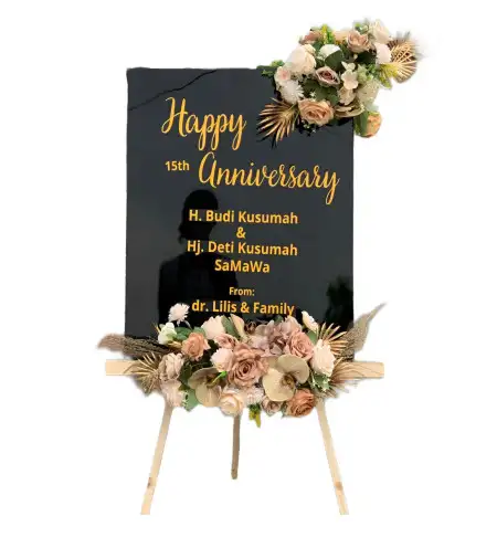 Papan Bunga Akrilik Muja Muju